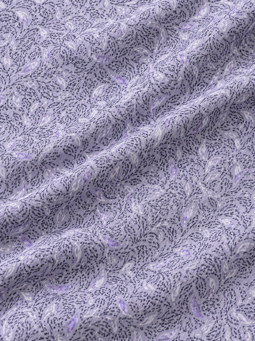 Lavender Abstract Performance Quarter-Zip Pullover