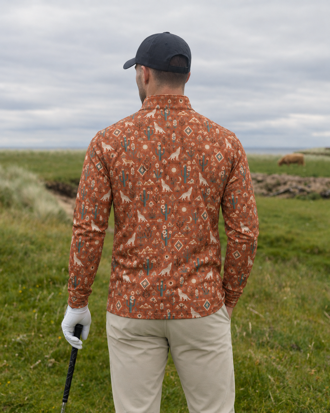 Desert Moon Southwest Quarter-Zip Pullover