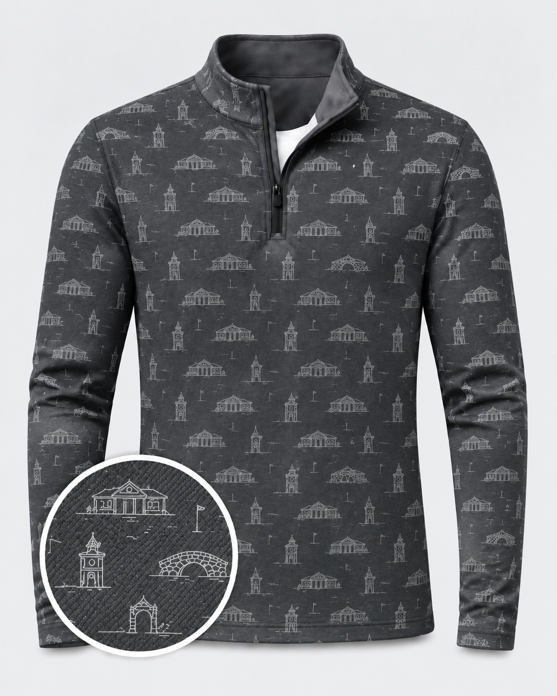 Heritage Golf Quarter-Zip Pullover