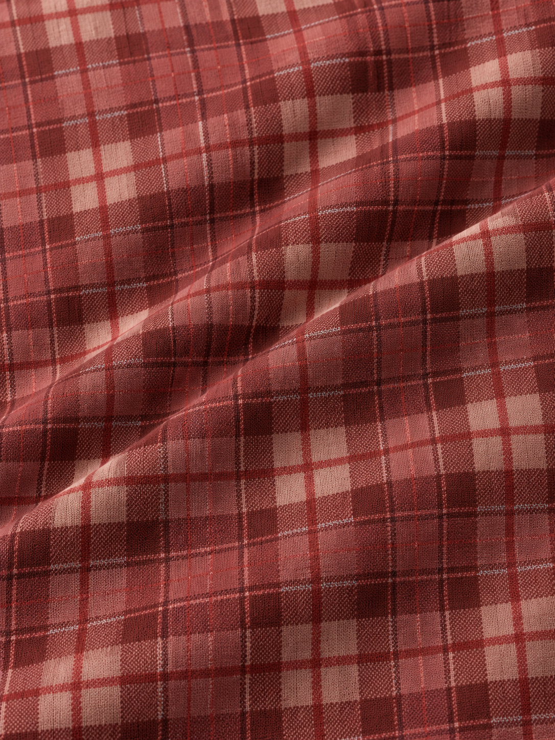 Burgundy Heritage Plaid Performance Quarter-Zip Pullover