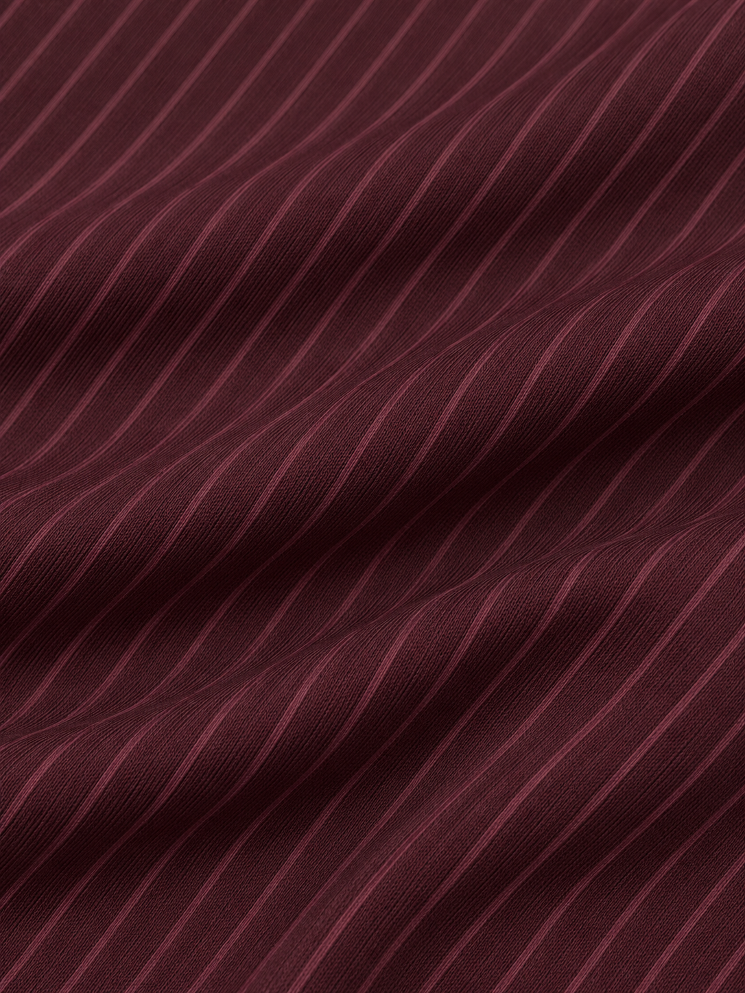 Burgundy Diagonal Stripe Print Performance Golf Quarter-Zip Pullover