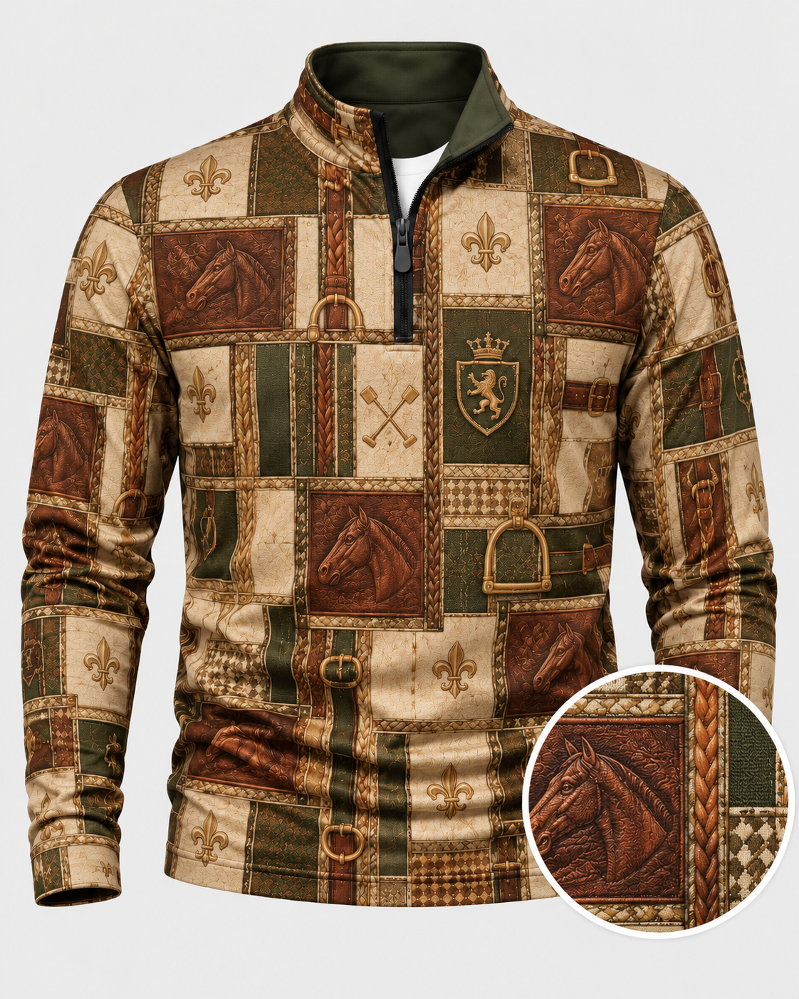 Equestrian Club Performance Quarter-Zip Pullover