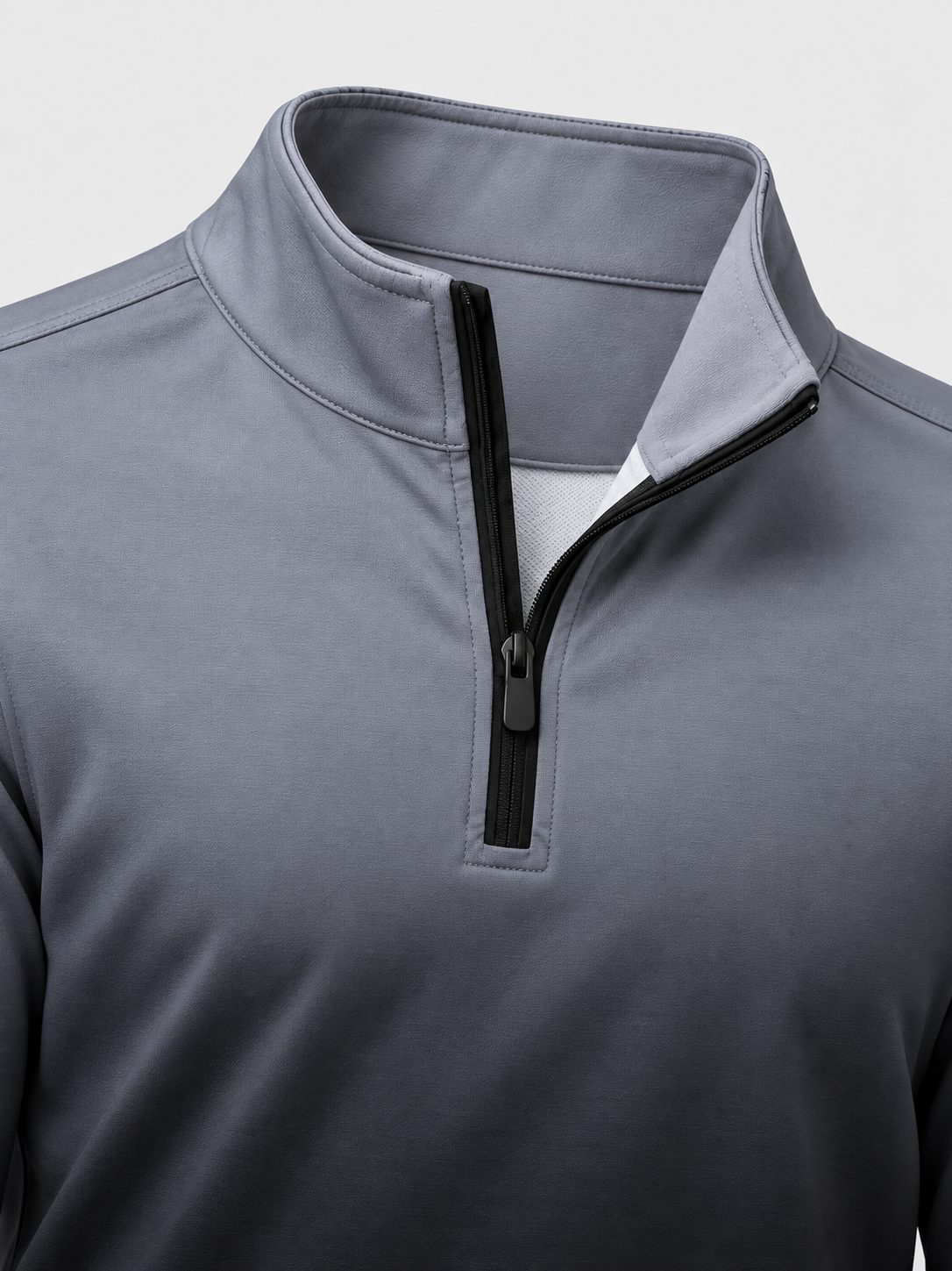 Slate Melange Ombre Golf Quarter-Zip Pullover