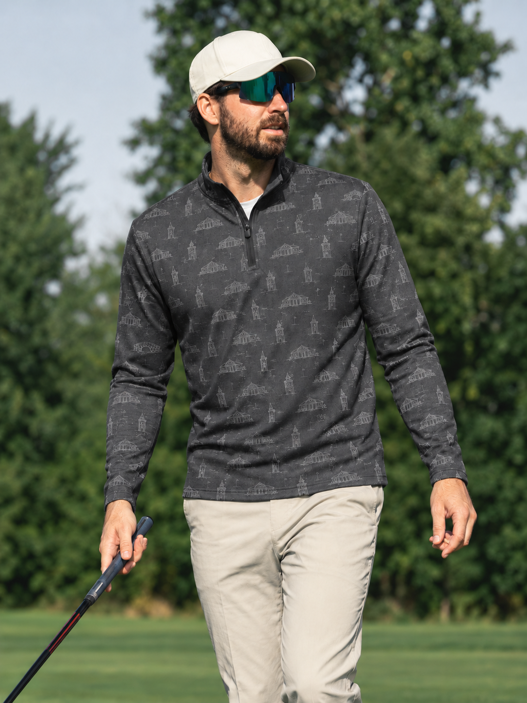 Heritage Golf Quarter-Zip Pullover