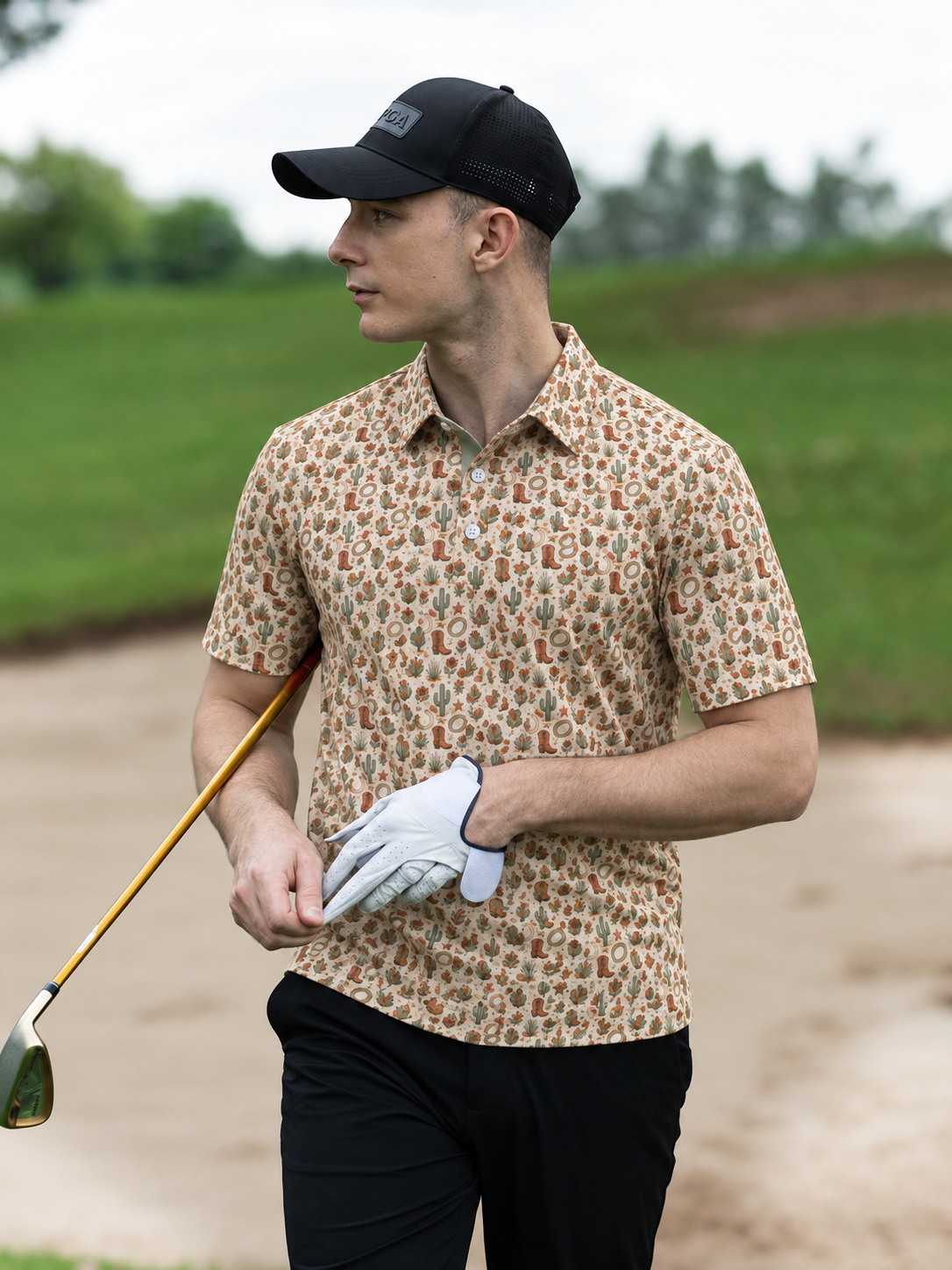 Desert Bloom Western Polo