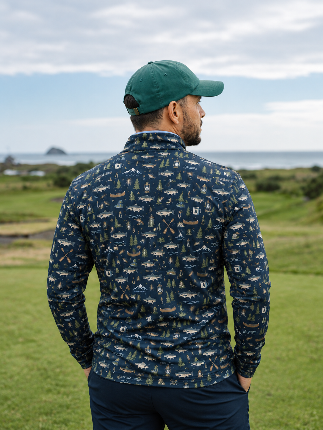 Lake & Pine Fishing Quarter-Zip Pullover