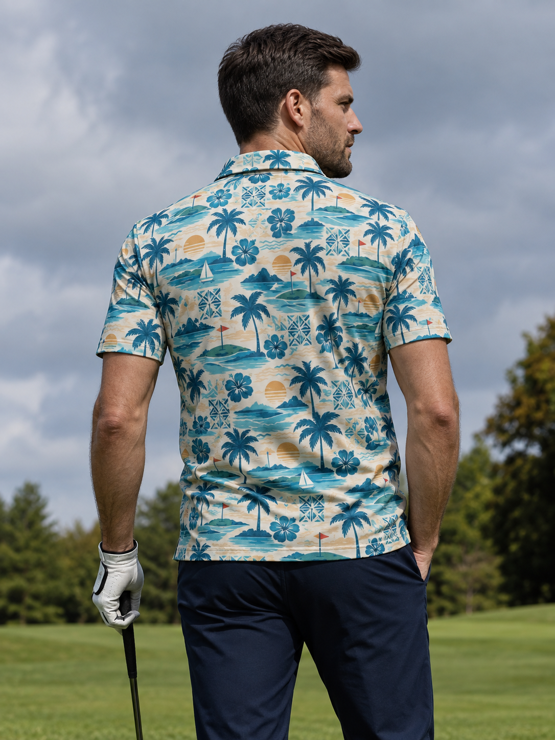 Coastal Escape Golf Polo