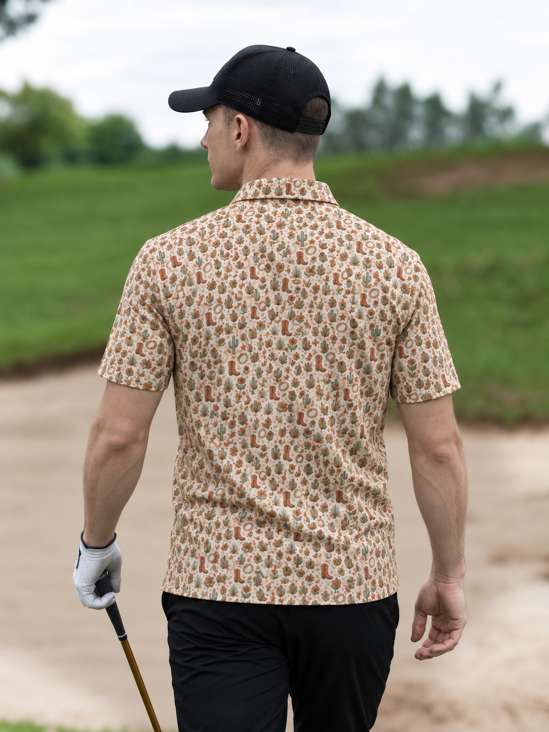 Desert Bloom Western Polo