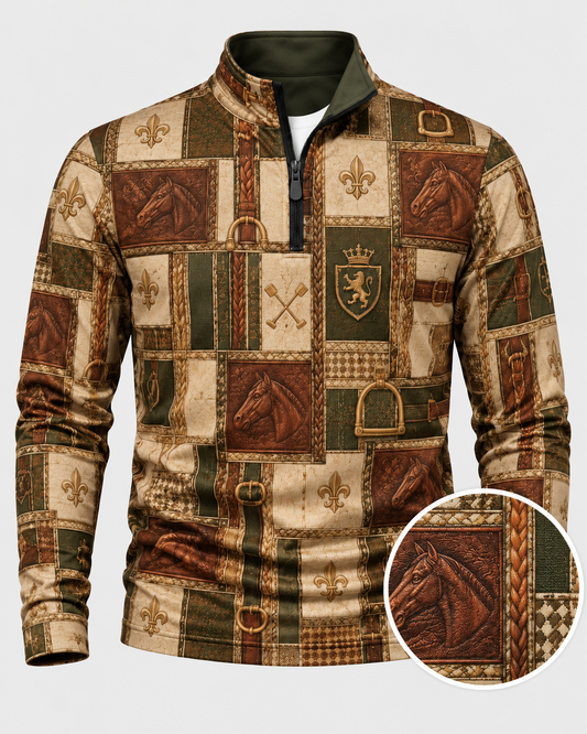 Equestrian Club Performance Quarter-Zip Pullover