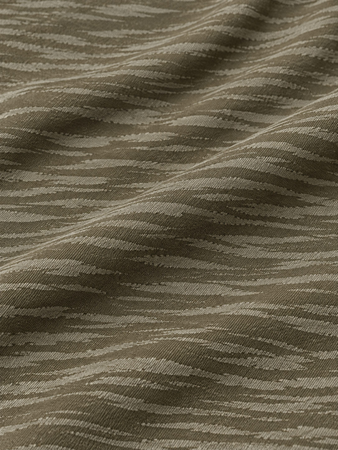 Olive Shadow Stripe Performance Quarter-Zip Pullover