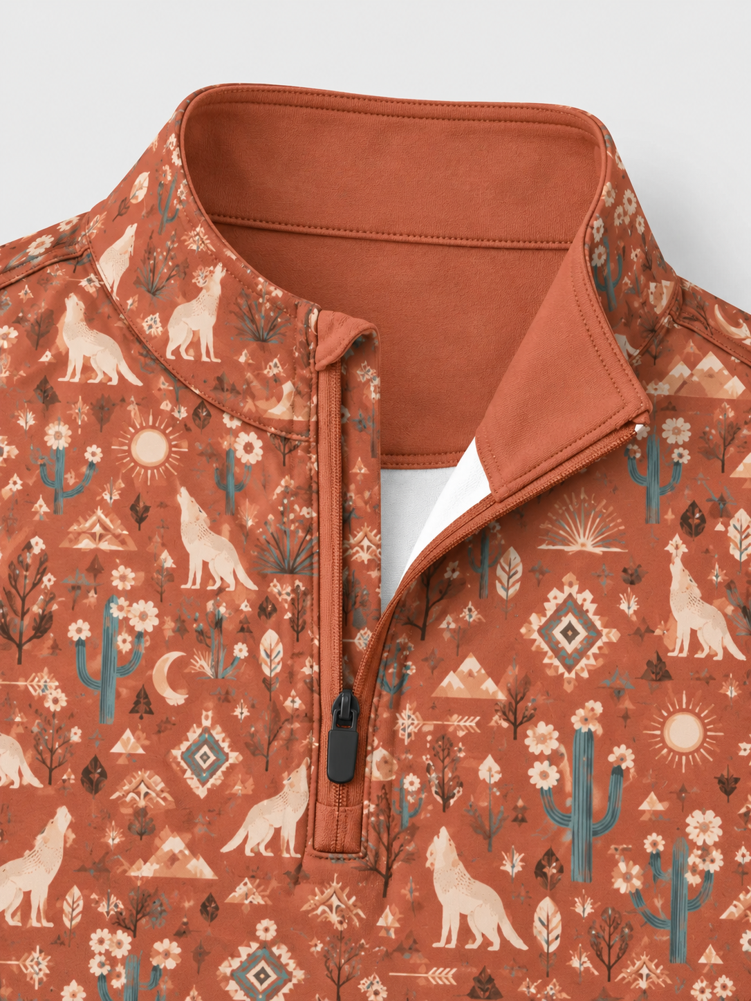 Desert Moon Southwest Quarter-Zip Pullover